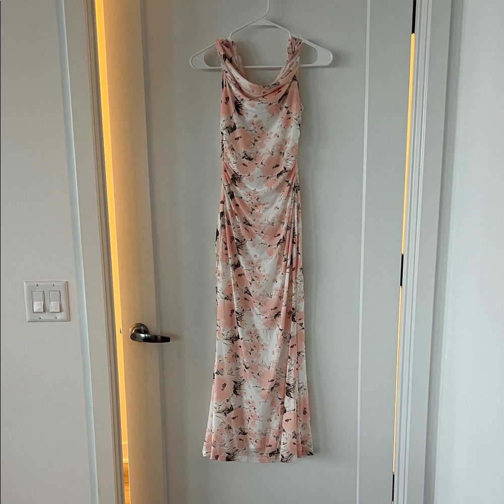 Floral Off The Shoulder Maxi Dress